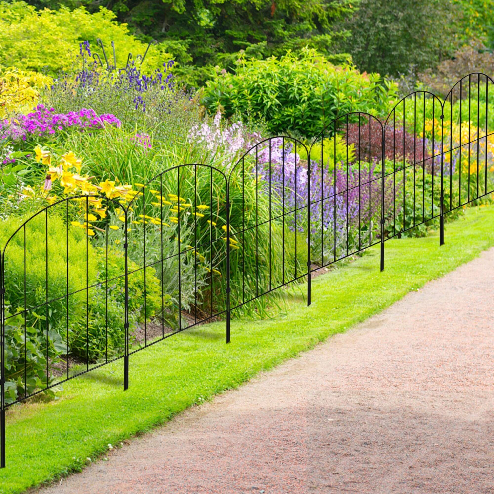 NEX™ Metal Panel Arch Garden Fence, 10ct.